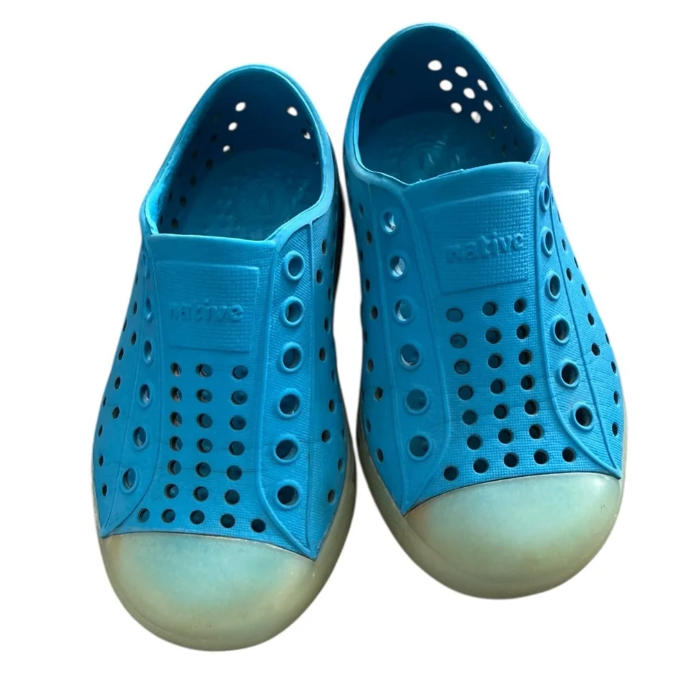 Native Shoes Jefferson Blue Toddler C7 Slip On Water Shoes